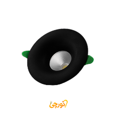 چراغ آمیتریس 9 وات COB مشکی پارس شعاع توس قیمت و خرید