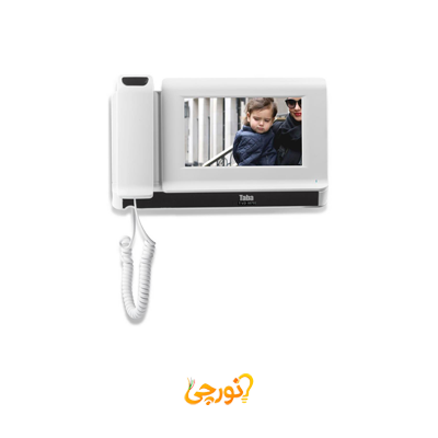 مانیتور درب باز کن رنگی دوسیم مدل TVD-1070 2W تابا سفید