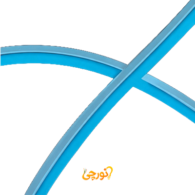 ریسه220 ولت RGBcurve لوپ لایت تراکم 88 با روکش سیلیکونی