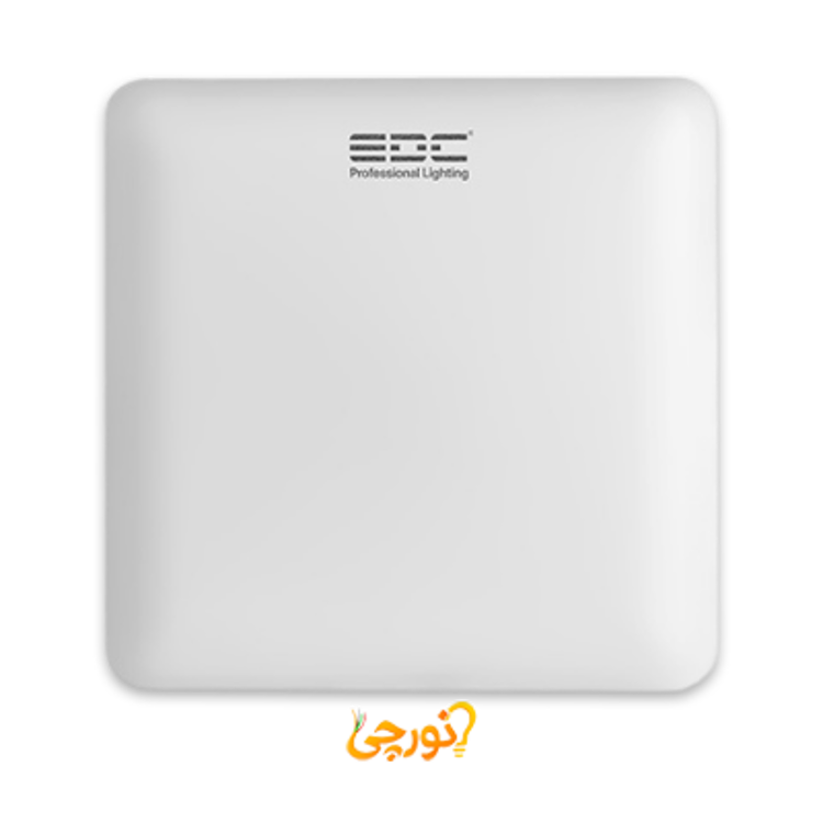 چراغ سقفی توكار ايرمكس سايز شو مربع برش 5/5 تا 7/5 سانت 9 وات EDC