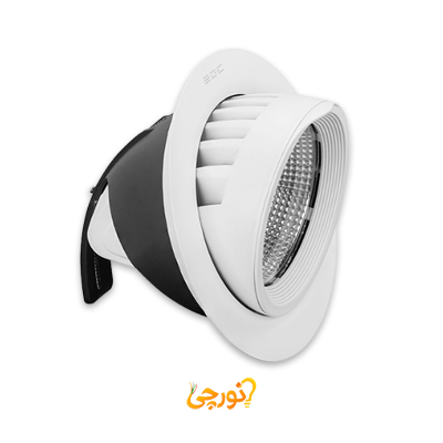 چراغ سقفی توکار پرسین 17 و 18 سانت 50 وات EDC