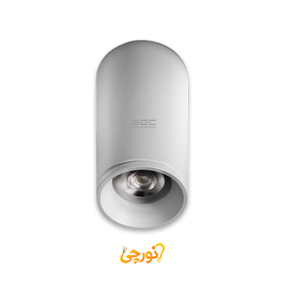 چراغ سقفی روكار سلين 10 سانت بدنه سفيد رويه 6 سانت GU10
