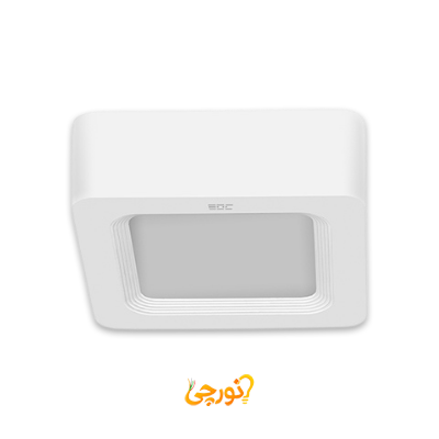 چراغ سقفی روکار ساید مربع 6 وات EDC