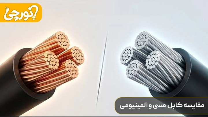 مقایسه کابل زمینی مسی و آلومینیومی