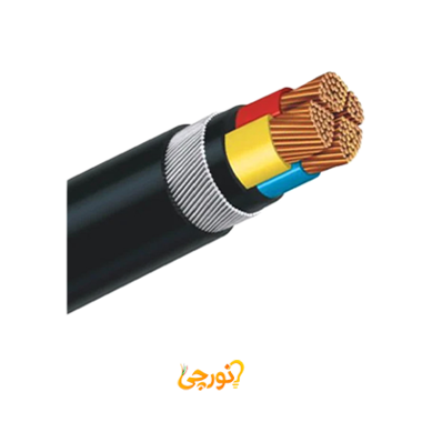 کابل قدرت با عایق و روکش PVC وایرآرمور NYRY سایز 4 در 240sm افشارنژاد خراسان