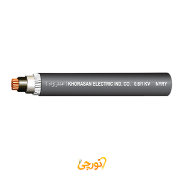 کابل قدرت با عایق و روکش PVC وایرآرمور NYRY سایز 4 در 150sm افشارنژاد خراسان