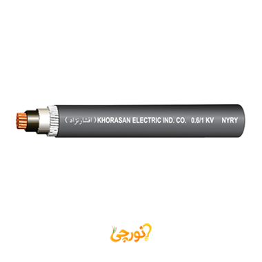 کابل قدرت با عایق و روکش PVC وایرآرمور NYRY سایز 2 در 10 افشارنژاد خراسان