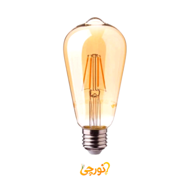 لامپ ۶ وات ST64 LED فیلامنتی E27