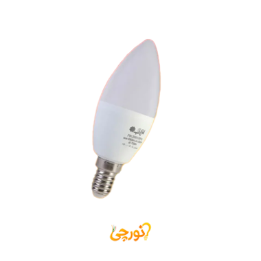 لامپ ال ای دی 7 وات شمعی Candle مدل AFRA-C37-7W پایه E14 افراتاب
