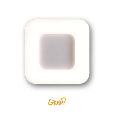 چراغ سقفی سفید ریموتی سه حالته دیمردار 50 وات سنان ستاره شمال