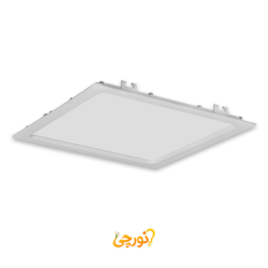 چراغ سقفی توکار اسلیم مربع برش 15*15 سانت 12 وات EDC