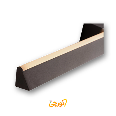 چراغ دیواری مشکی آفتابی 22 وات ایپی استار ستاره شمال