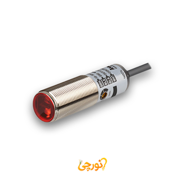 سنسور نوری یکطرفه آتونیکس مدل BRQM400-DDTA-P با بدنه M18 و فاصله دید ۴۰۰ میلی‌متر