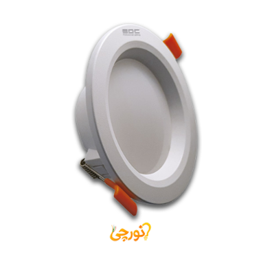 چراغ سقفی توکار دیکو برش 8 و 9 سانت 7 وات EDC