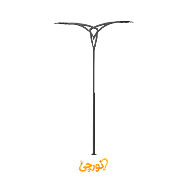 پایه چراغ حیاطی و پارکی مدل SH-AR9742 شعاع الکترونیک