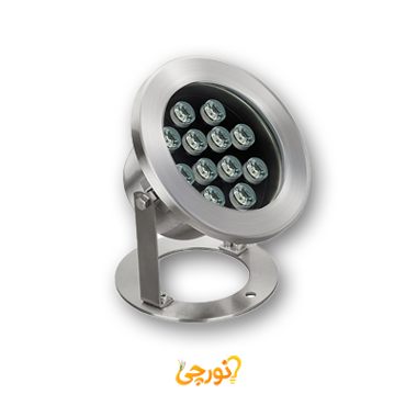 چراغ استخری گرد پایه‌دار 12 وات EDC