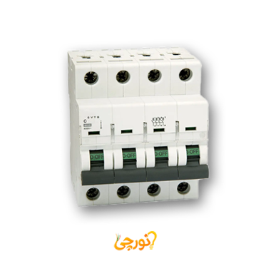 فیوز مینیاتوری چهار پل 16 آمپر مدل C16-6K-PFN-4P پارس فانال