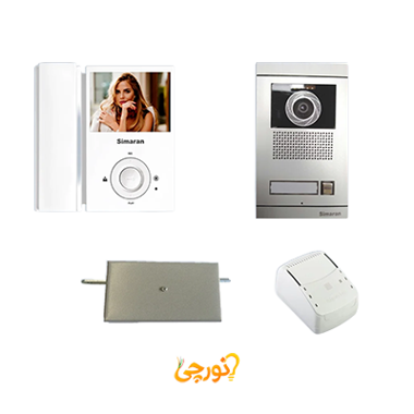 پکیج آیفون تصویری 43FL با پنل فرداد 1 تا 4 واحدی سیماران