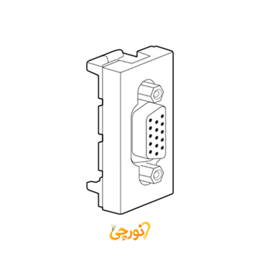 سوکت تک ماژول VGA ملونی کد 10164 