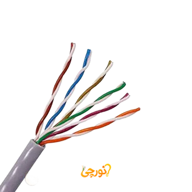 کابل مخابراتی شش زوج 0.6 برند خراسان افشارنژاد 