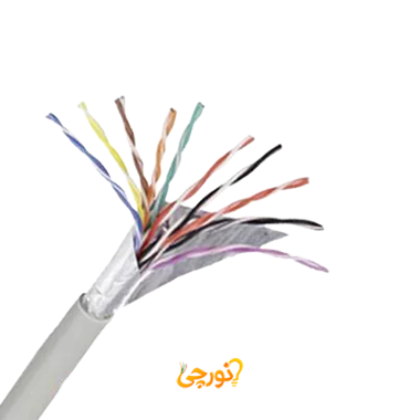 کابل مخابراتی هوایی ده زوج 0.6 برند خراسان افشارنژاد
