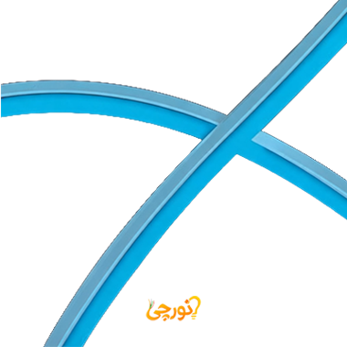 ریسه 220 ولت RGBcurve لوپ لایت تراکم 88 با روکش سیلیکونی