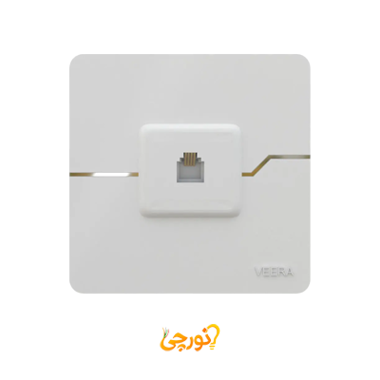 سوکت شبکه CAT6 تک پورت ویرا مدل T2