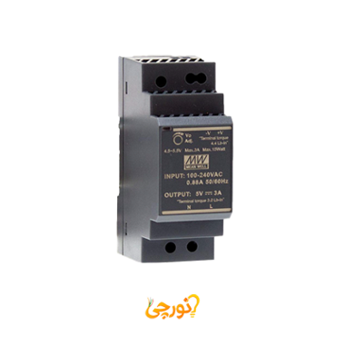 منبع تغذیه سوئیچینگ ریلی HDR-30-24 مین ول