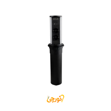 پریز توکار آسانسوری تاچ با نورپردازی LED میلو 1082 