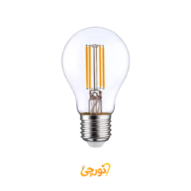 لامپ LED فیلامنتی 8 وات A60 نمانور