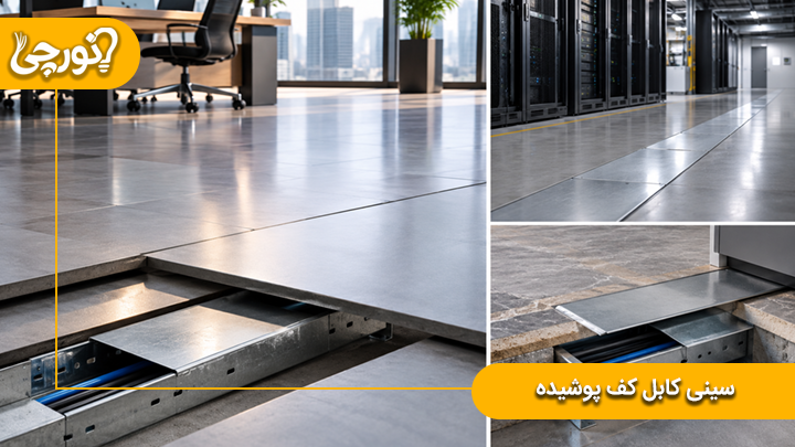 سینی کابل کف پوشیده