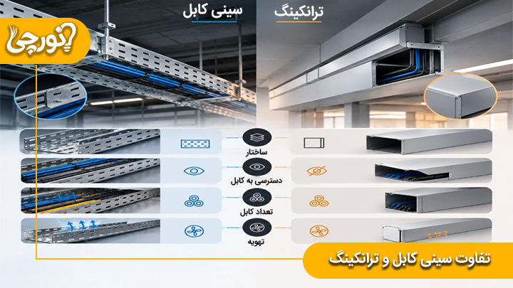 تفاوت سینی کابل و ترانکینگ