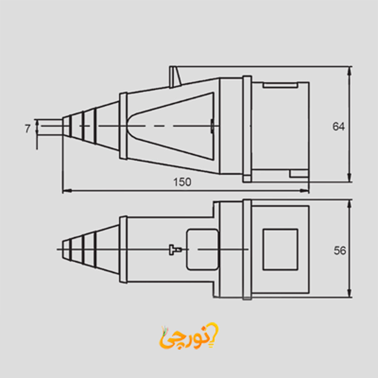 شاخه سیار 4 در 32 پارسا مدل VE-320
