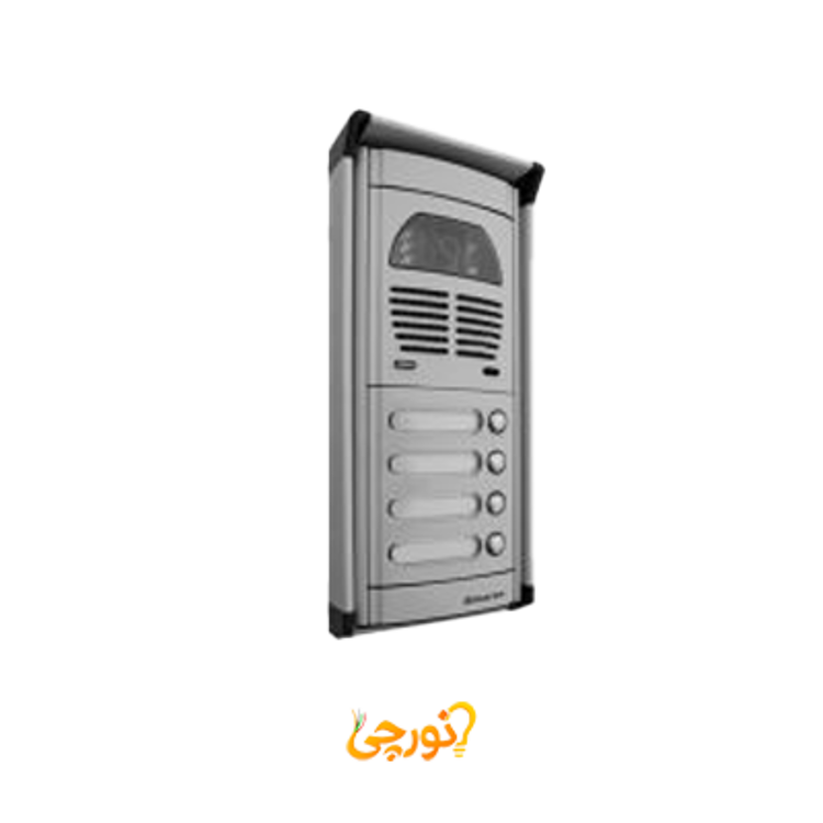  پنل دربازکن تصویری سیماران فوژان مدل VFC4 چهار واحدی-نقره ای