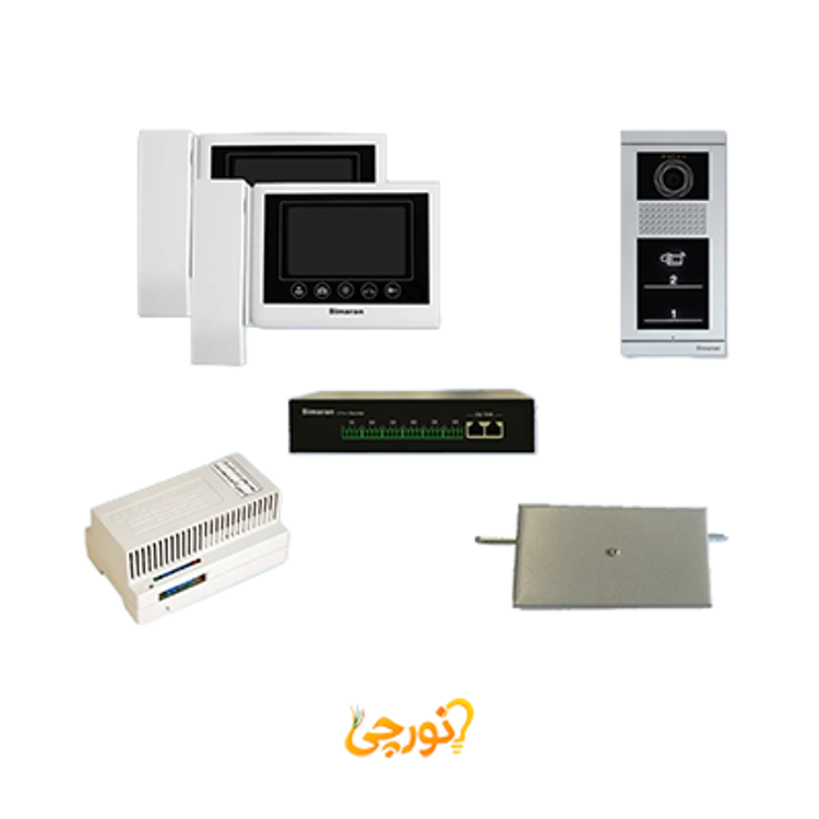  آیفون تصویری HD با پنل تاچ فرداد 1 تا 2 واحدی 43D سیماران