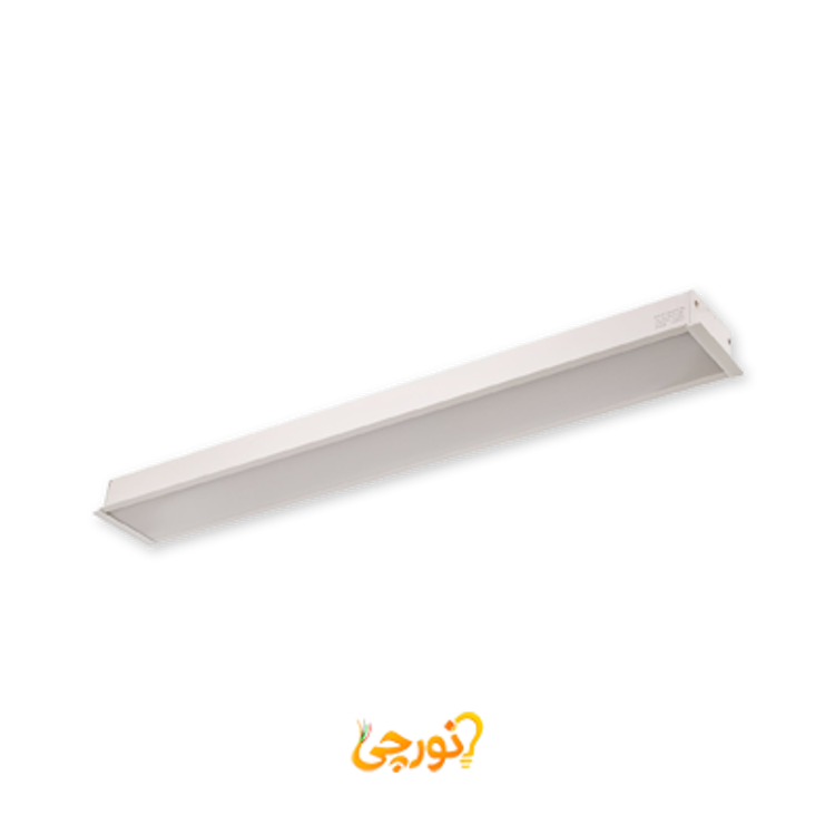 چراغ خطی توکار 40 وات افراتاب مدل BG-90