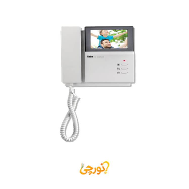 مانیتور درب بازکن تصویری رنگی مدل TVD-1040 تابا سفید