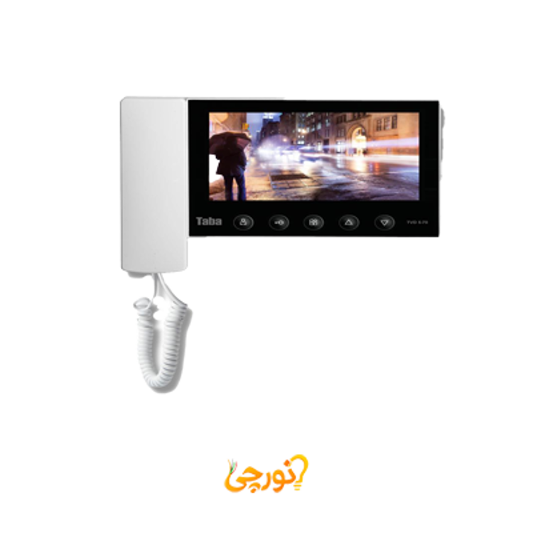  مانیتور درب بازکن تصویری رنگی مدل TVD-5-70 تابا سفید