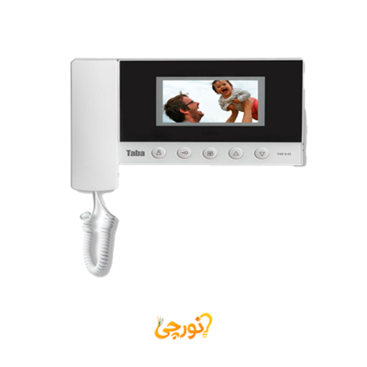  مانیتور درب بازکن تصویری رنگی مدل TVD-5-43 تابا سفید
