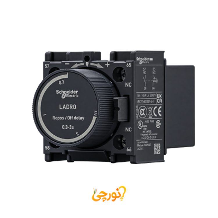 تايمر بادی 0.3 تا 3 ثانيه اشنایدر کد LADT0