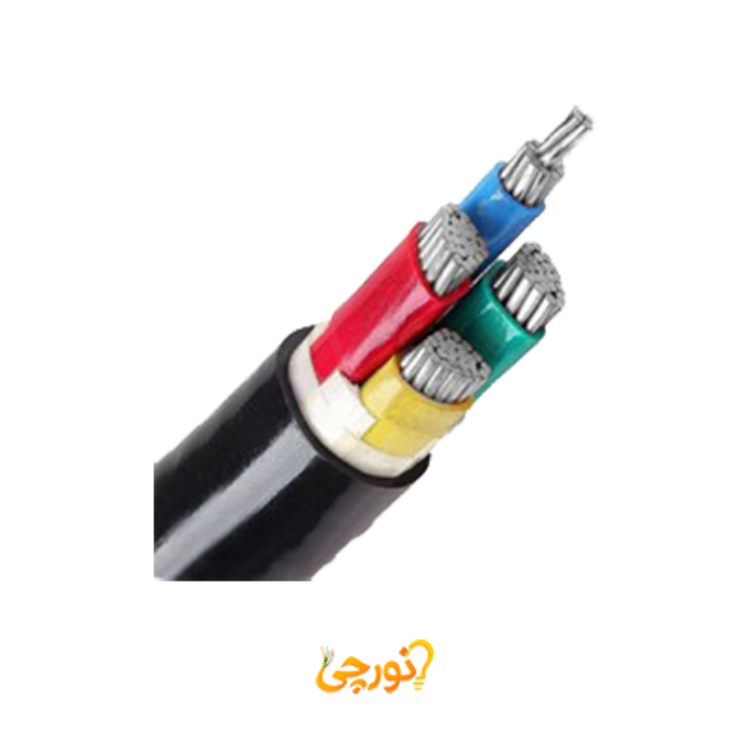 کابل 3در 25 به علاوه 16 آلومینیومی PVC همدان  مشکی