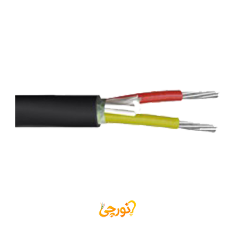 کابل  2 در 25  آلومینیومی PVC همدان مشکی
