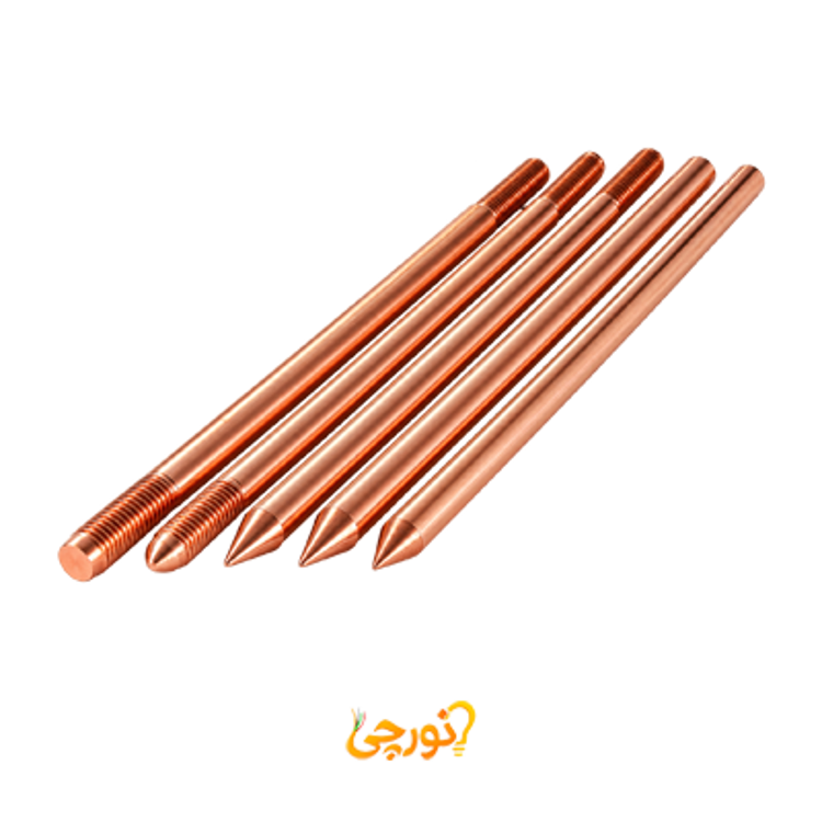  میله ارت آبکاری مس 1.5 متری قطر 16