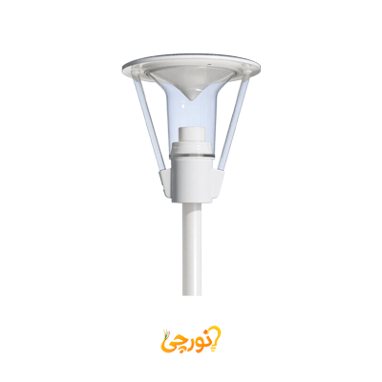 چراغ پارکی مدل تولیپ M610B2CLED3865-W مازی نور