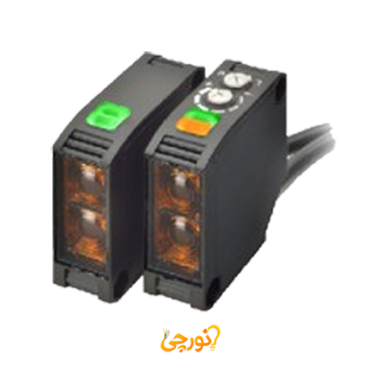 سنسور نوری یکطرفه مدل E3JK-TR11-C با برد 40 متر و خروجی رله‌ای امرون