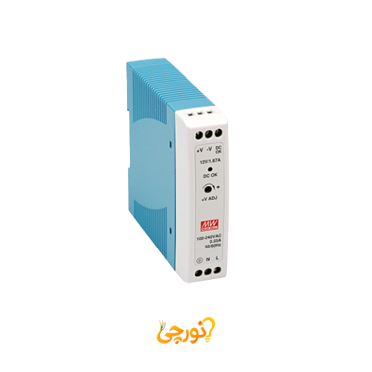منبع تغذیه سوئیچینگ ریلی MDR-20-5 مین ول