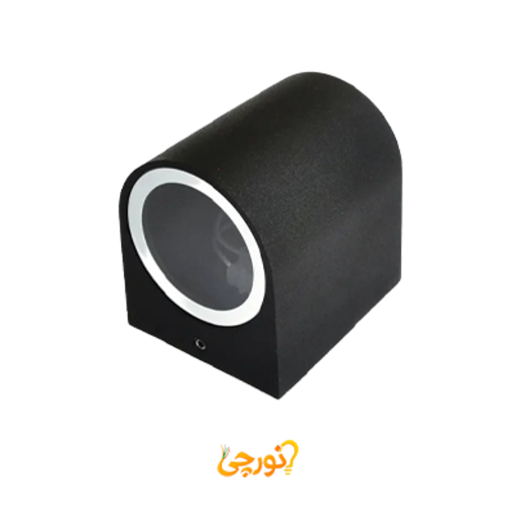 چراغ دکوراتیو یک طرفه نیم گرد سرپیچ GU10 زمرد نور ZNE.W.110-1