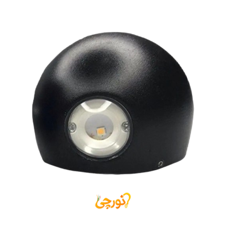 چراغ دیواری دکوراتیو 15 وات یکتا افروز مدل AL-039 رنگ مشکی