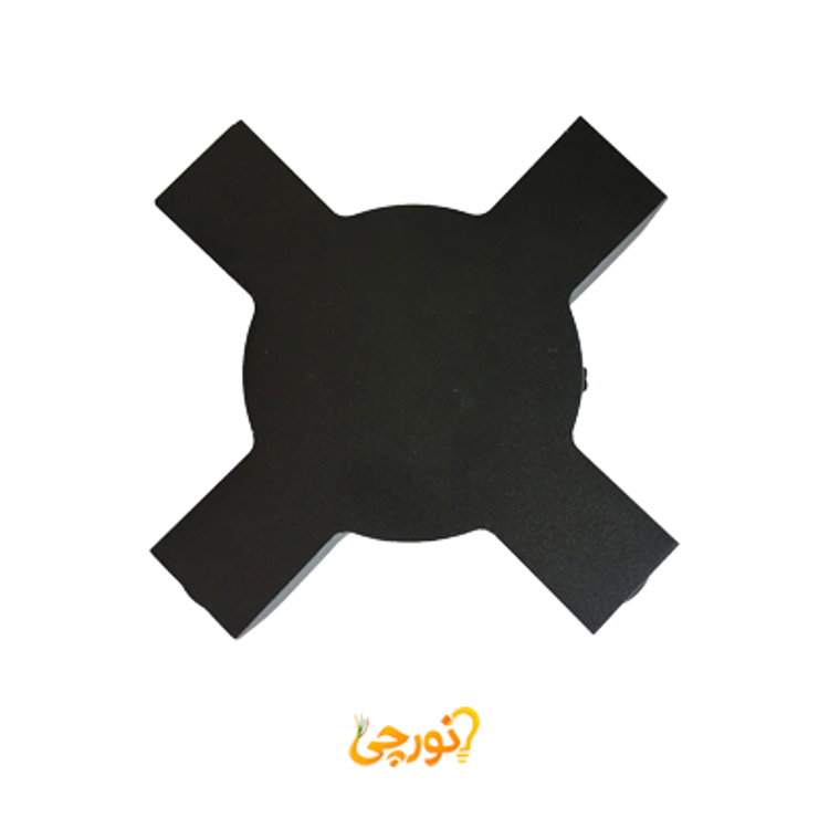 چراغ دیواری دکوراتیو 4 وات یکتا افروز مدل AL-076 رنگ مشکی