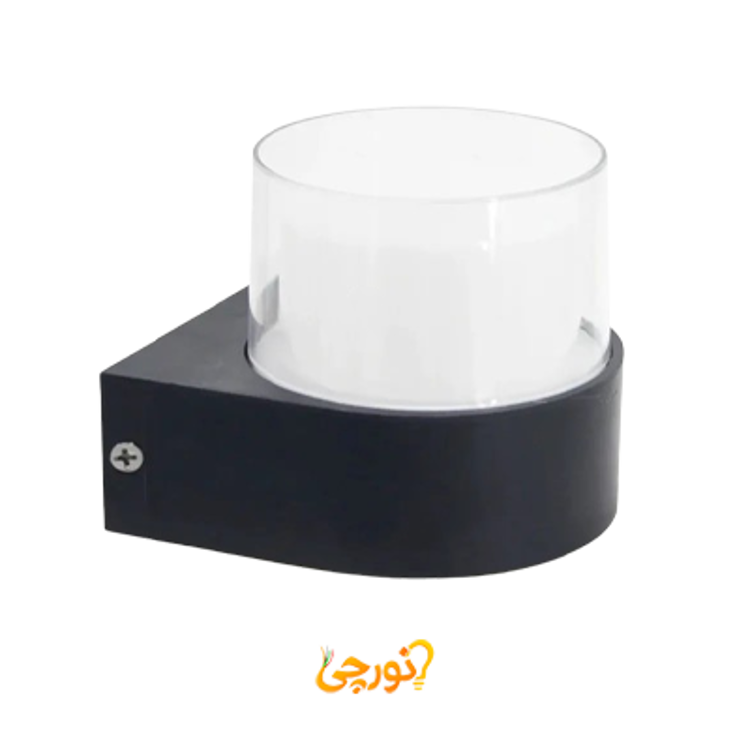 چراغ دیواری دکوراتیو 5 وات یکتا افروز مدل AL-059 با رنگ نور آفتابی
